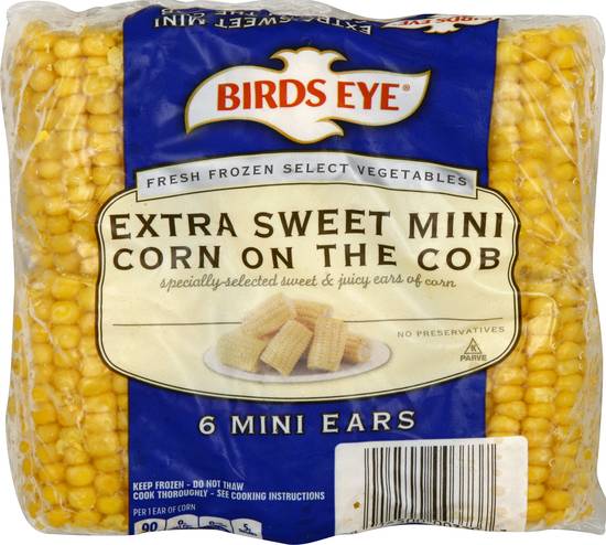 Birds Eye Sweet Mini Corn on the Cob Ears (6 ct)