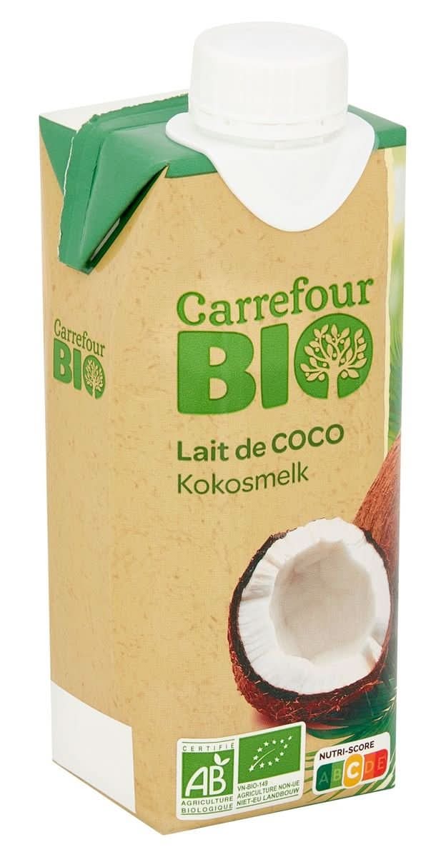 Carrefour Bio Lait de Coco 330 ml