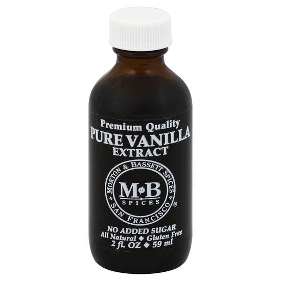 Morton & Bassett Organic Pure Premium Vanilla Extract