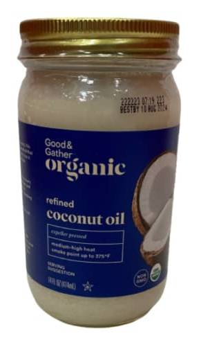 Good & Gather Organic Refined Coconut Oil (14 fl oz)