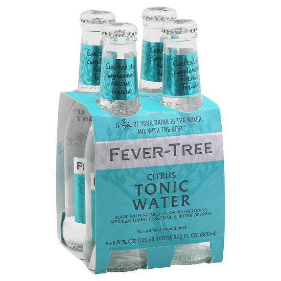 Fever-Tree Citrus Tonic Water (4 ct,6.8 fl oz)