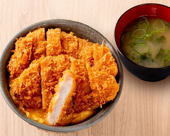 熟成ダブルロース焼きかつ丼～わかめ味噌汁セット～