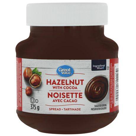 Great Value Hazelnut With Cocoa Spread (375 g)