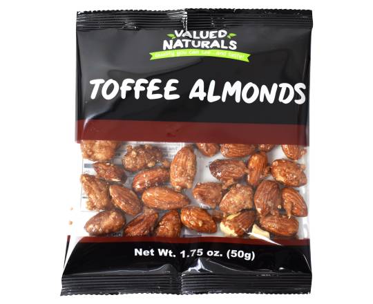 Valued Naturals Toffee Almonds (1.75 oz)