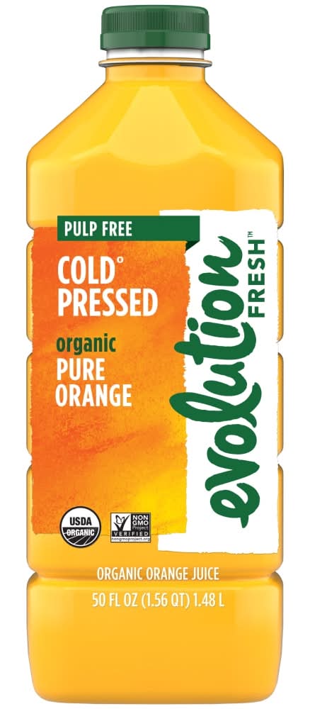 Evolution Fresh® Organic Pure Orange Cold-Pressed Vegetable & Fruit Juice Blend Pulp Free 50 oz