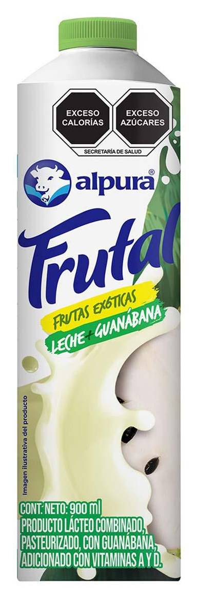 Leche Alpura Guanabana Frutal 900Ml