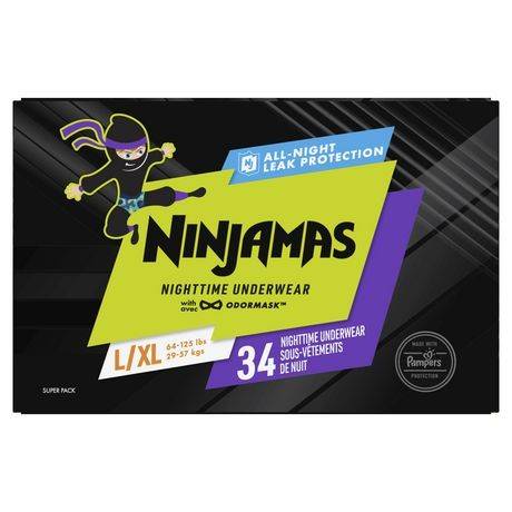 Ninjamas Nighttime Bedwetting Underwear For Boys