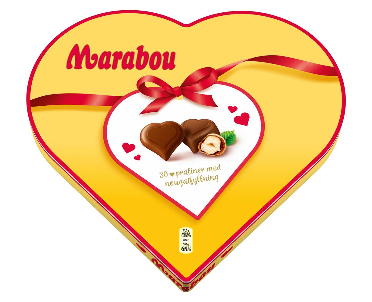 MARABOU HJÄRTA ASK 165G