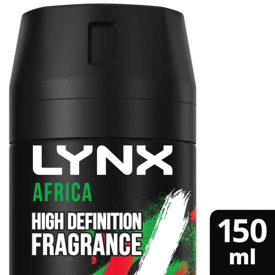 Lynx Africa Aerosol Bodyspray Deodorant 150ml