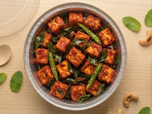Paneer 65 (Crispy Fried Paneer, Appetizer)