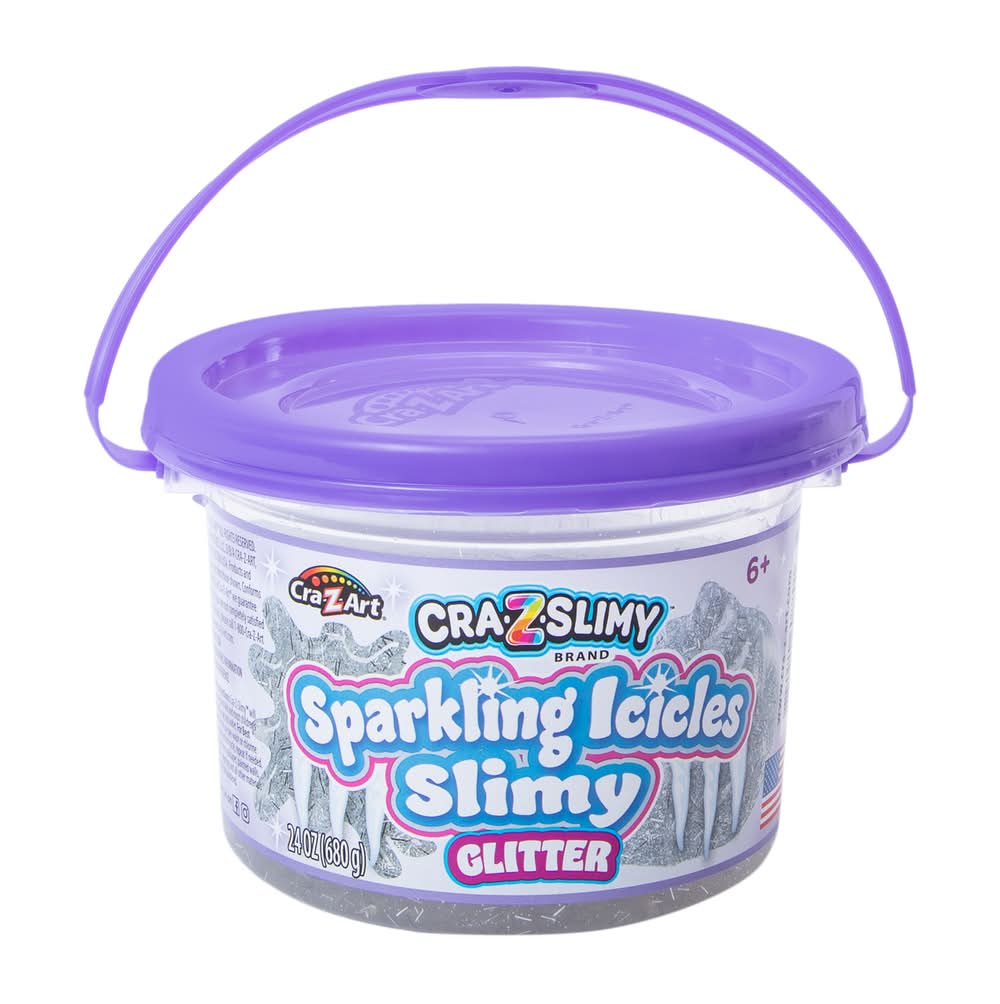 Cra-Z-Slimy Glitter Slimy Tub 24oz Sparkling Icicles Delivery Near