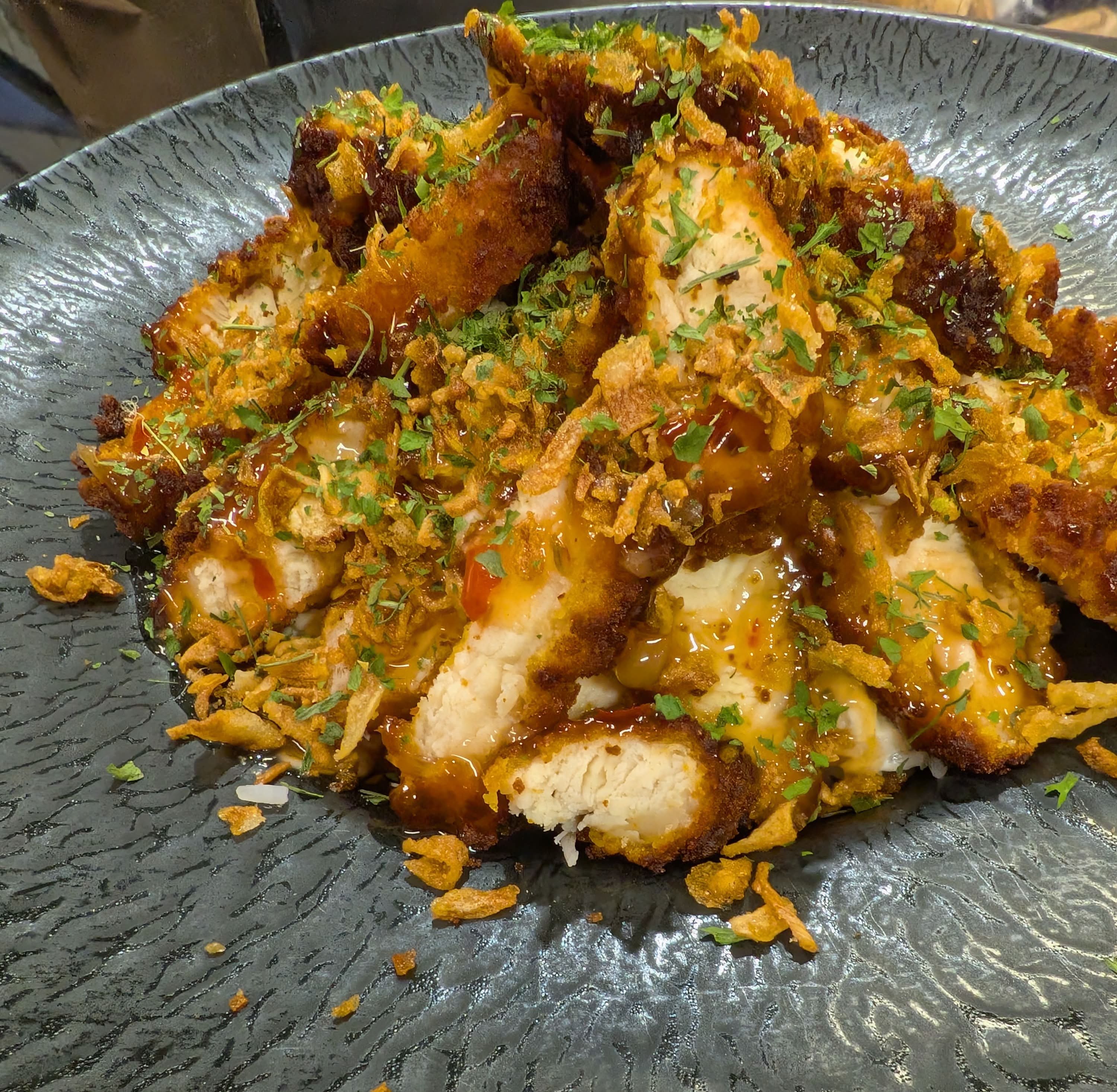 Crousty Poulet Mixte (Blanche/Curry) Halal- Small  (150gr)🍚🍗 🟡