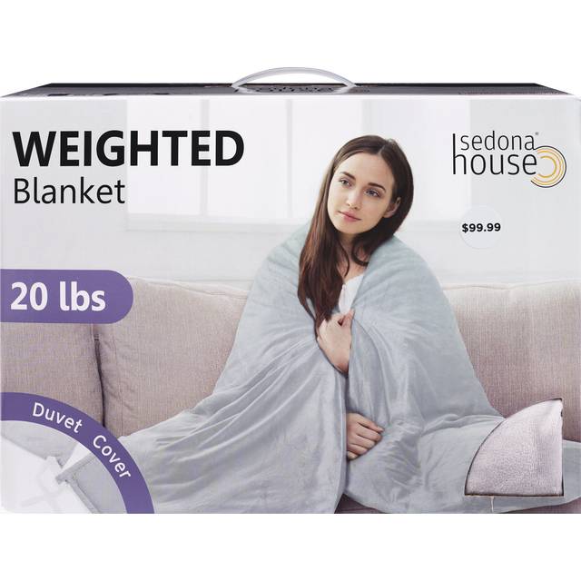 SEDONA HOUSE 20LBS WEIGHTED BLANKET WITH DUVET COVER