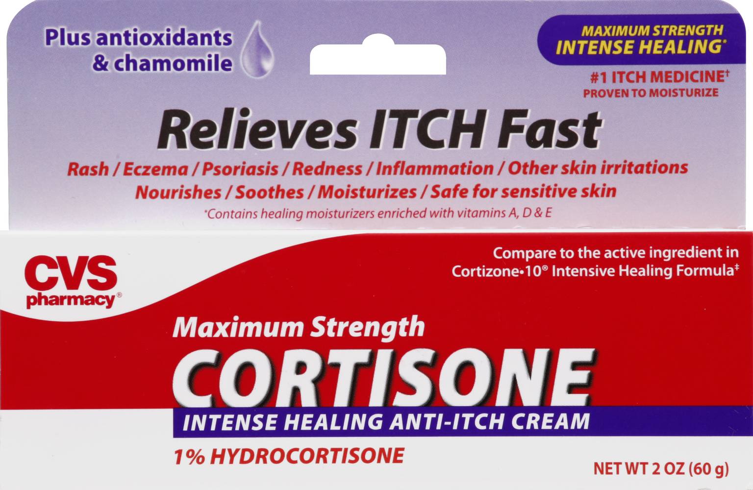 CVS Pharmacy Maximum Strength Cortisone Anti-Itch Cream (2 oz)