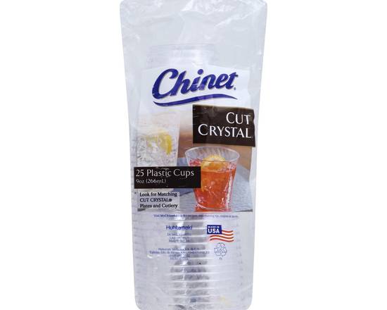Chinet · Cut Crystal Plastic Cups (25 cups)