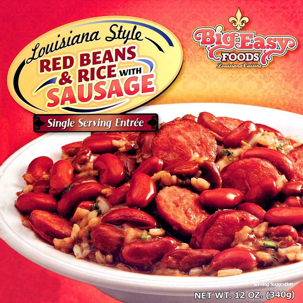 BIG EASY FOODS Louisiana Style Red Beans & Rice With Sausage (12 oz)