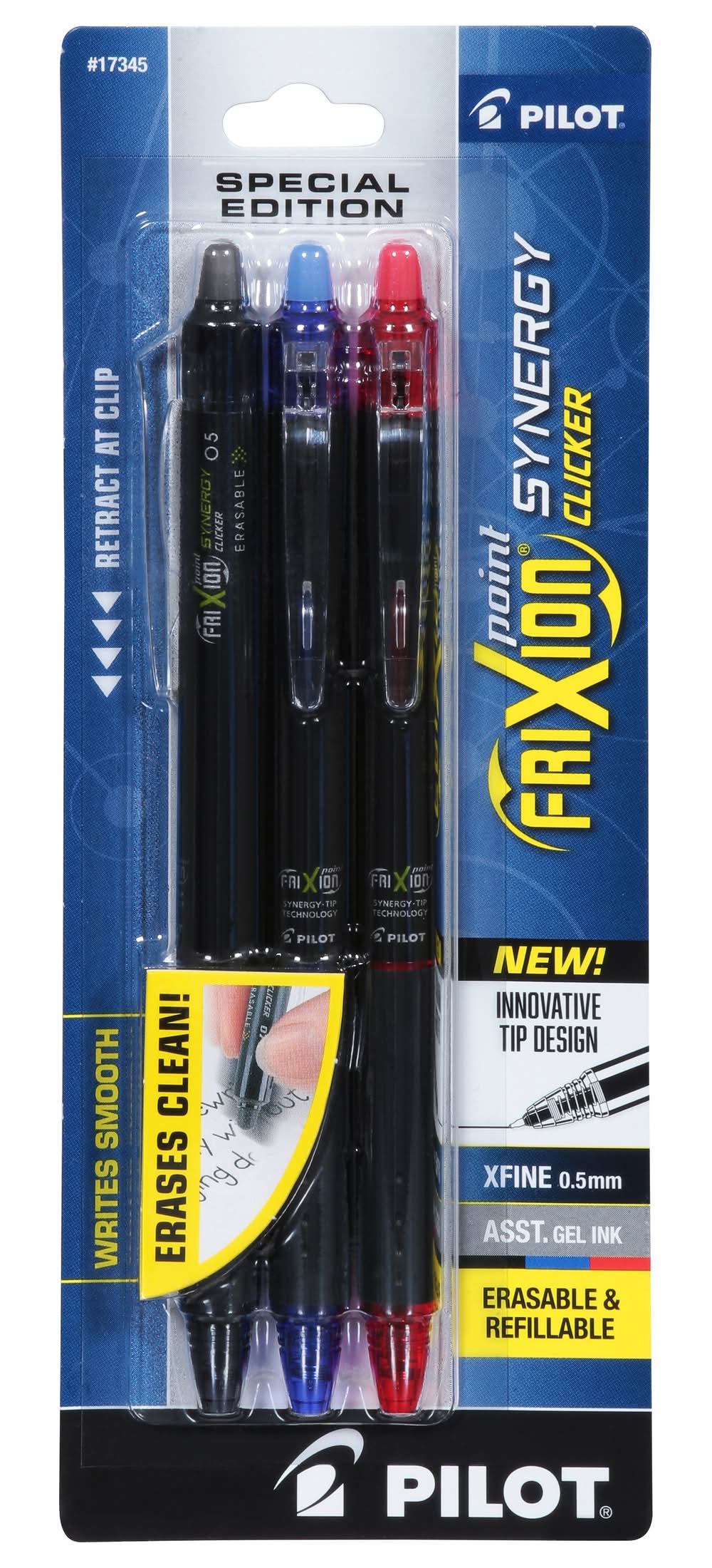 Pilot Frixion Synergy Retractable Pens Extra Fine