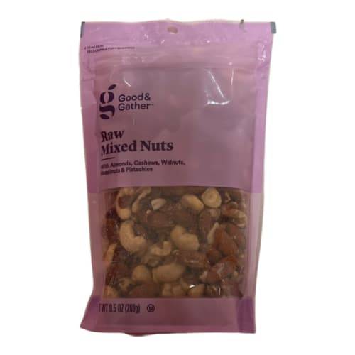 Good & Gather Unsalted Raw Mixed Nuts