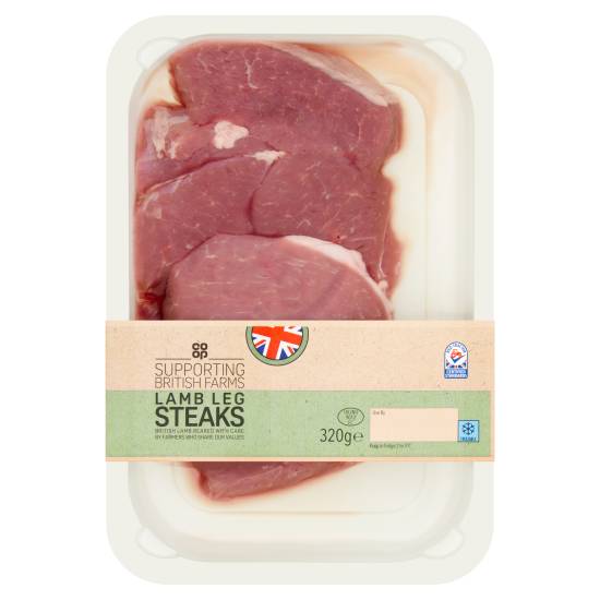 Co-Op British Lamb Leg Steaks