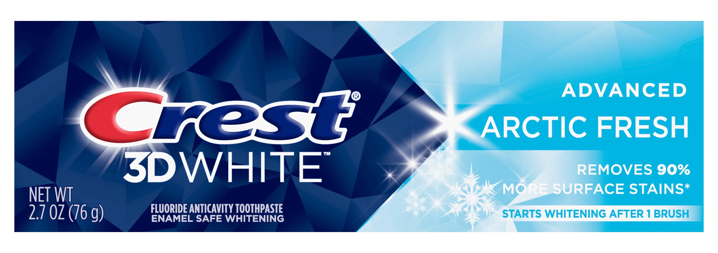 Crest 3D White Arctic Fresh Fluoride Anticavity Toothpaste (2.7 oz)