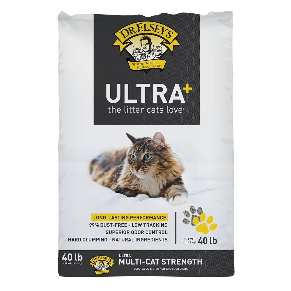 Dr. Elsey's Ultra+ Clumping Multi Cat Clay Cat Litter