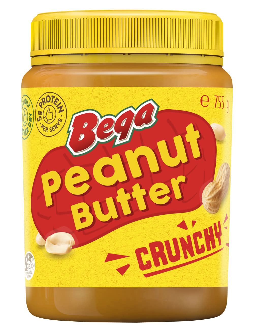 Bega Crunchy Peanut Butter (755g)