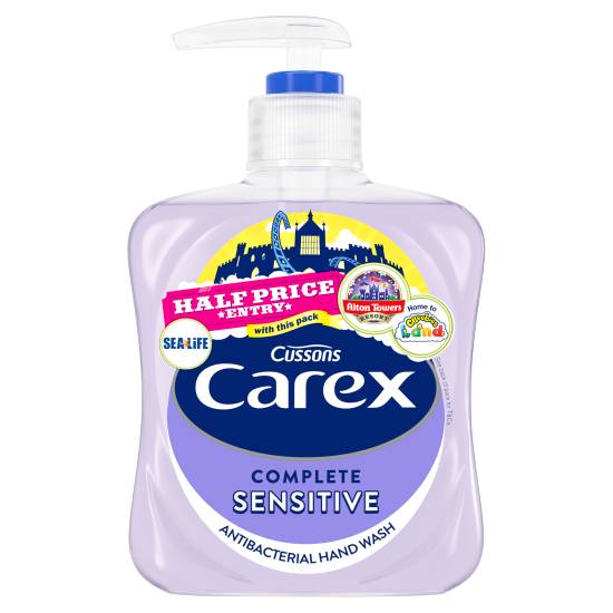 Cussons Carex Sensitive Antibacterial Wash Liquid & Soap Suitable For Sensitive Skin