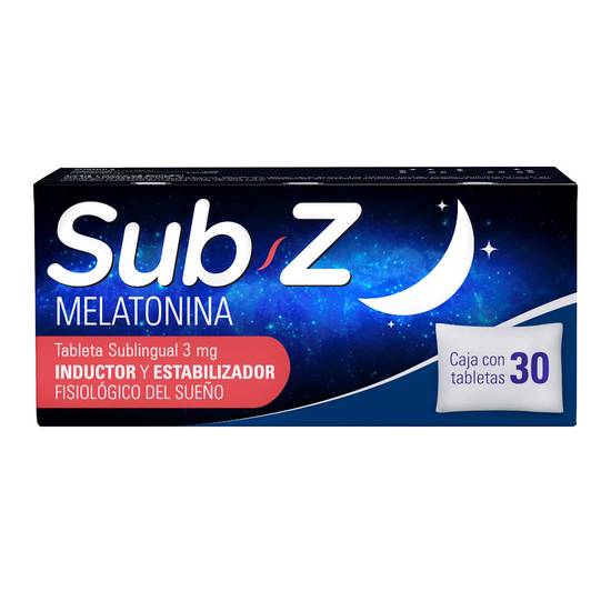 Medix sub z melatonina tabletas 3 mg (30 piezas)