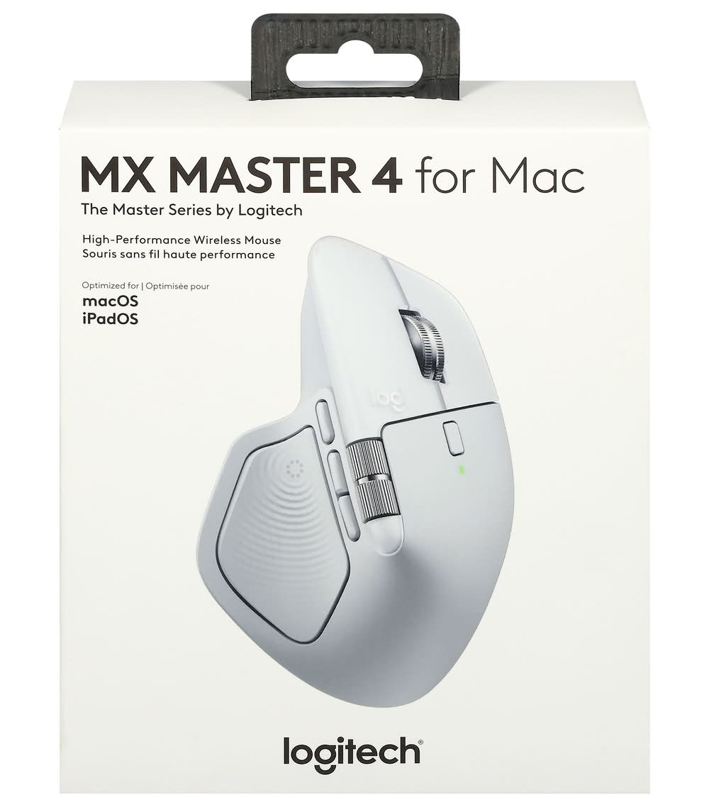 Logitech Mx Master 4 For Mac - Laser Ergonomic Bluetooth Mouse