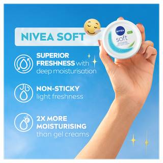 Nivea Soft Moisturiser For Body, Face & Hands  200Ml