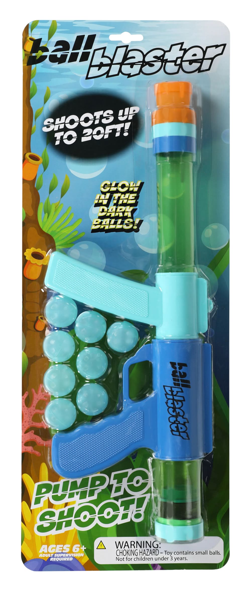 Ball Blaster Shooter Toy (Styles May Vary) Blue Multi