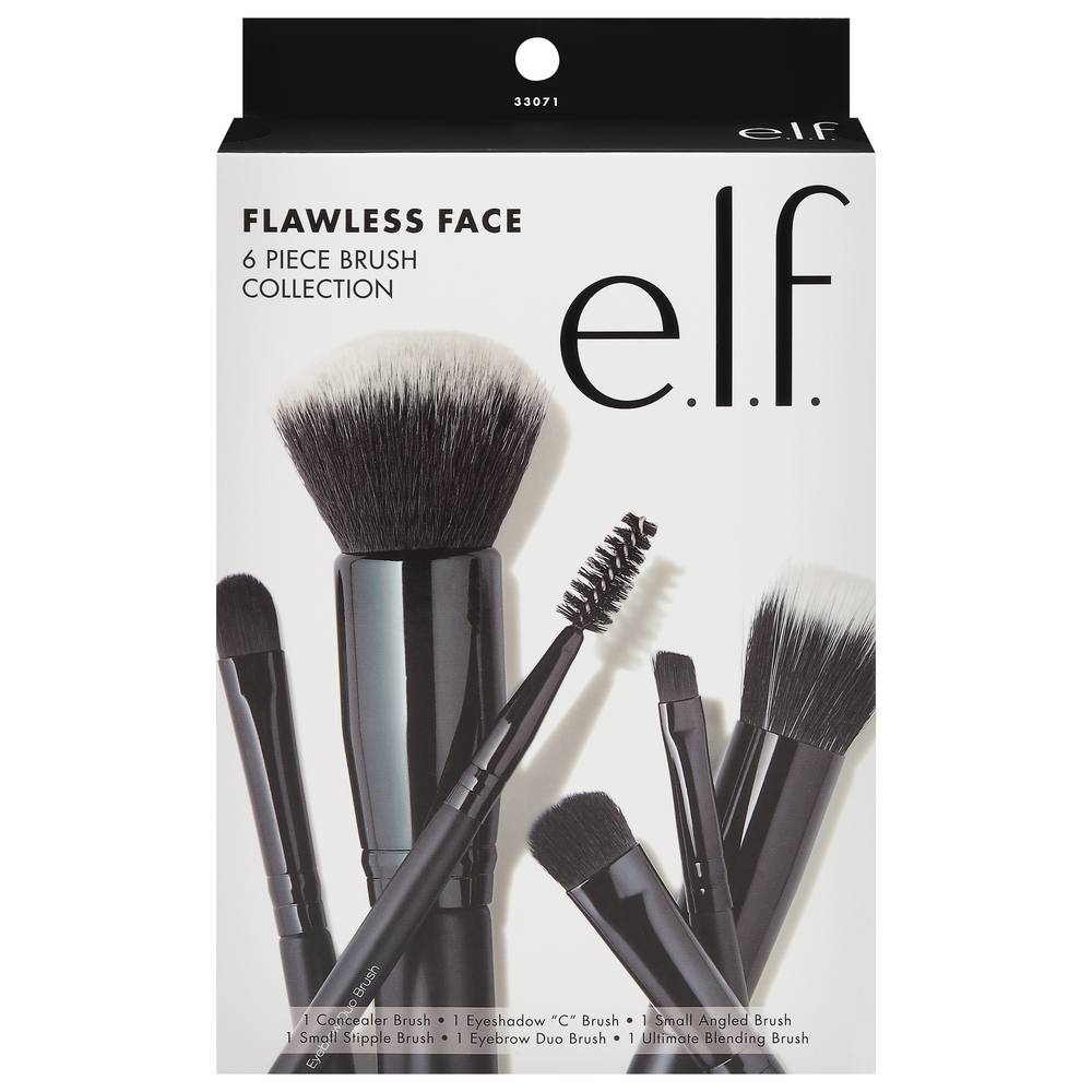 E.l.f. Flawless Face Brush Collection (black)