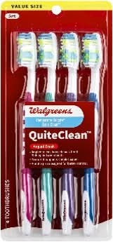 Walgreens Quite Clean Toothbrushes
