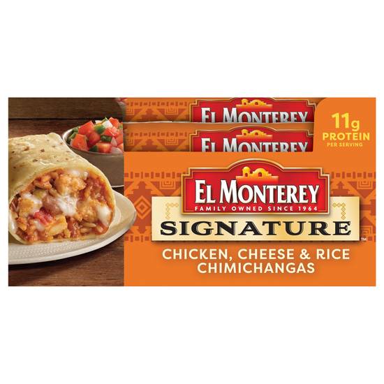 El Monterey Signature Chicken and Jack Cheese Chimichanga