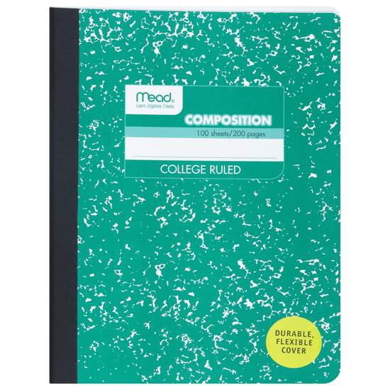 Mead College Ruled Composition Book 100 Sheets