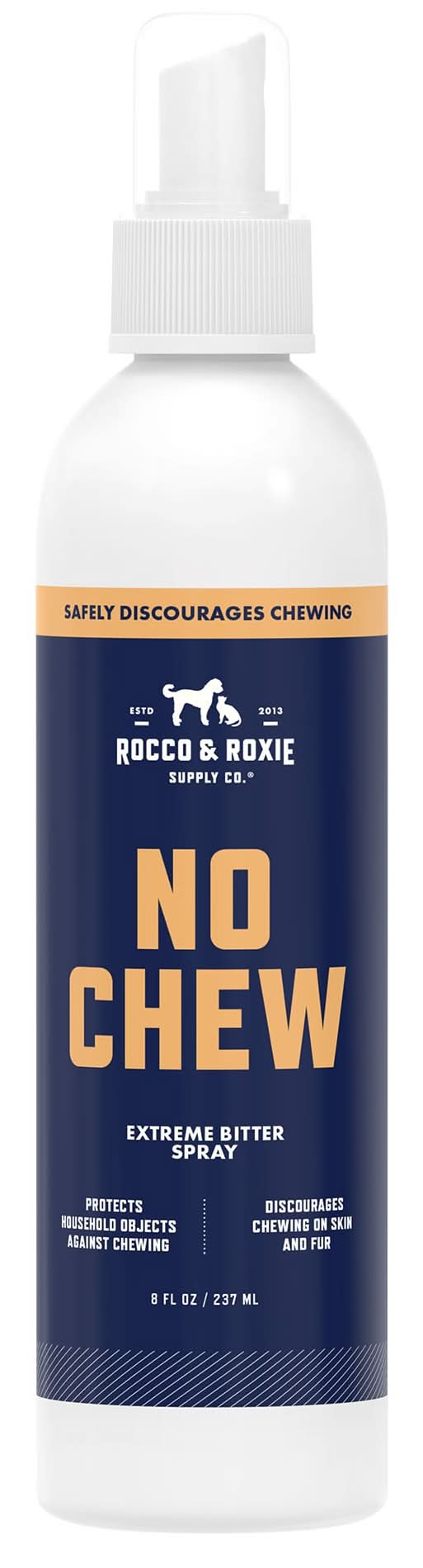 Rocco & Roxie No Chew Extreme Bitter Spray (Size: 8 Fl Oz)