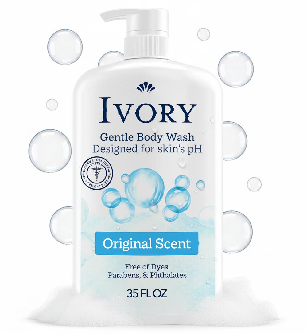 Ivory Original Scent Mild & Gentle Body Wash (35 fl oz)