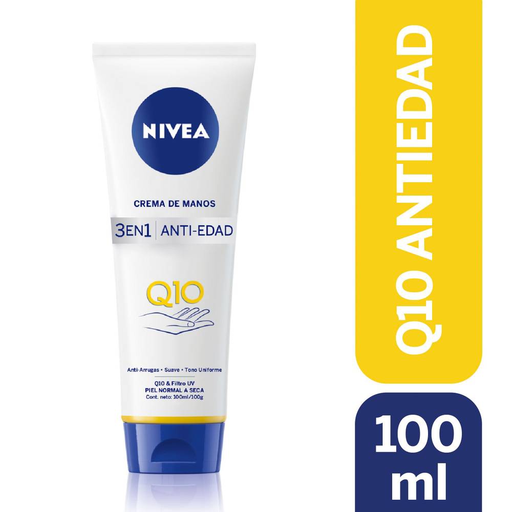 Nivea crema manos anti edad q10