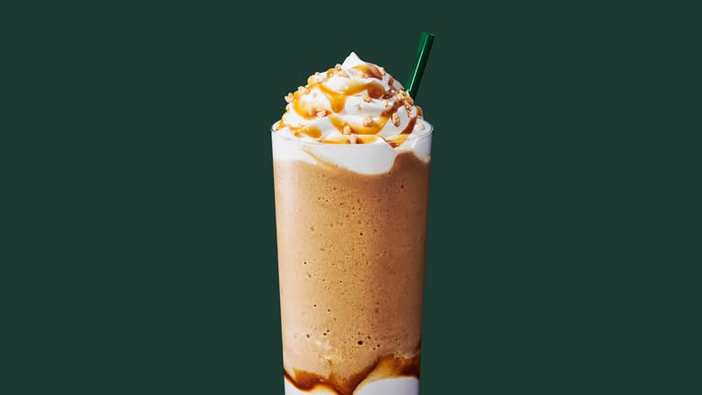 Caramel Ribbon Crunch Frappuccino® Blended Beverage