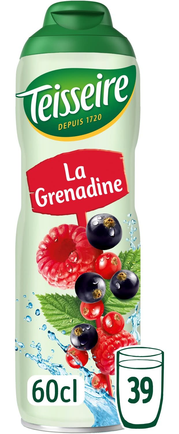 Teisseire - Sirop aromatisé, grenadine (600ml)