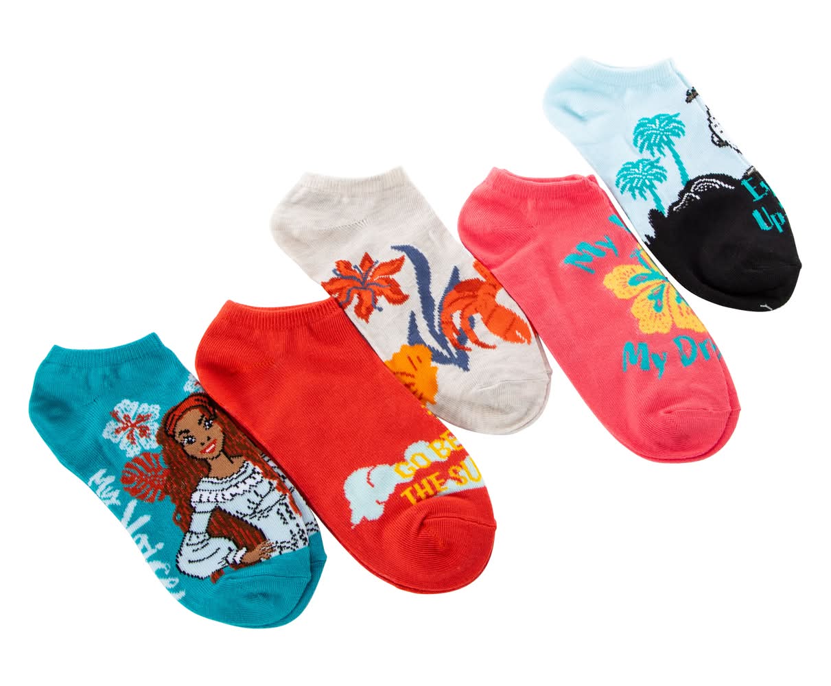 The Little Mermaid Theatrical Release Ladies No-Show Socks 5-Pack