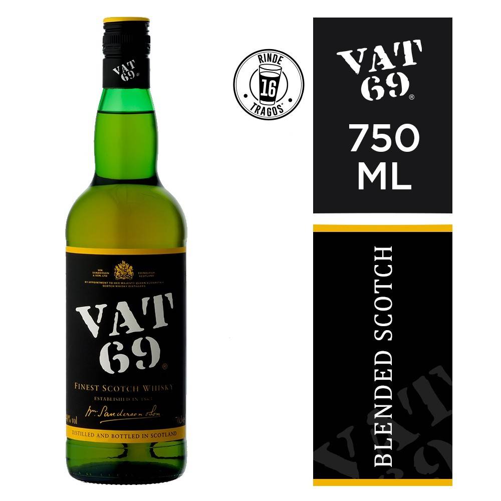 Vat 69 Whisky finest blended scotch Delivery Near Me | Order