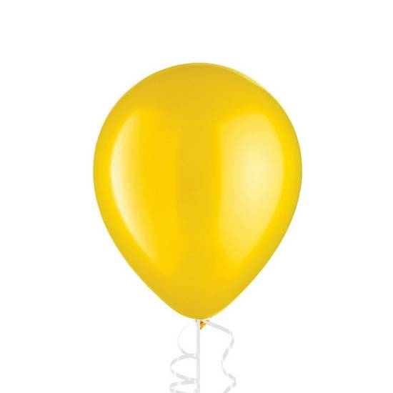Uninflated 1ct, 12in, Sunshine Yellow Pearl Balloon