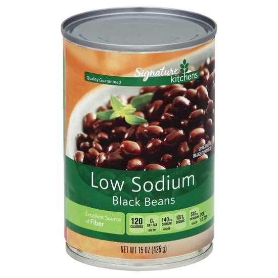 Signature Kitchens Low Sodium Black Beans (15 oz)