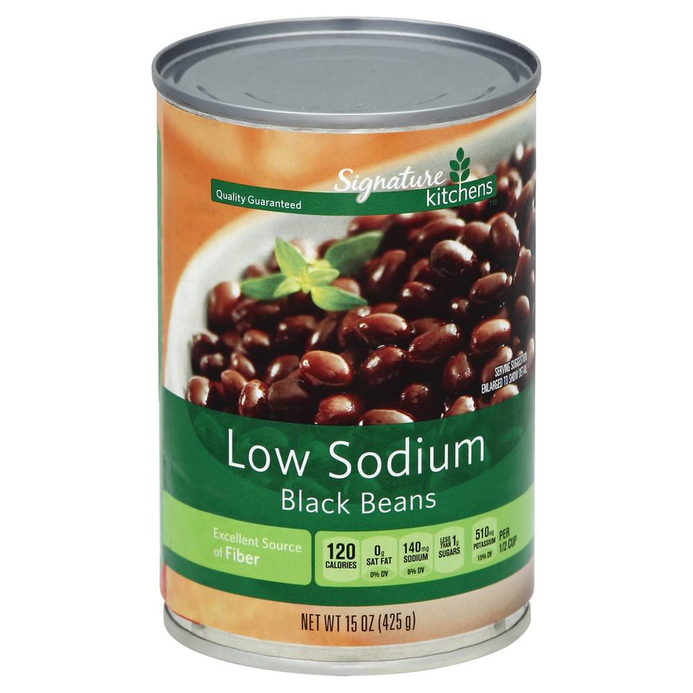 Signature Kitchens Low Sodium Black Beans (15 oz)