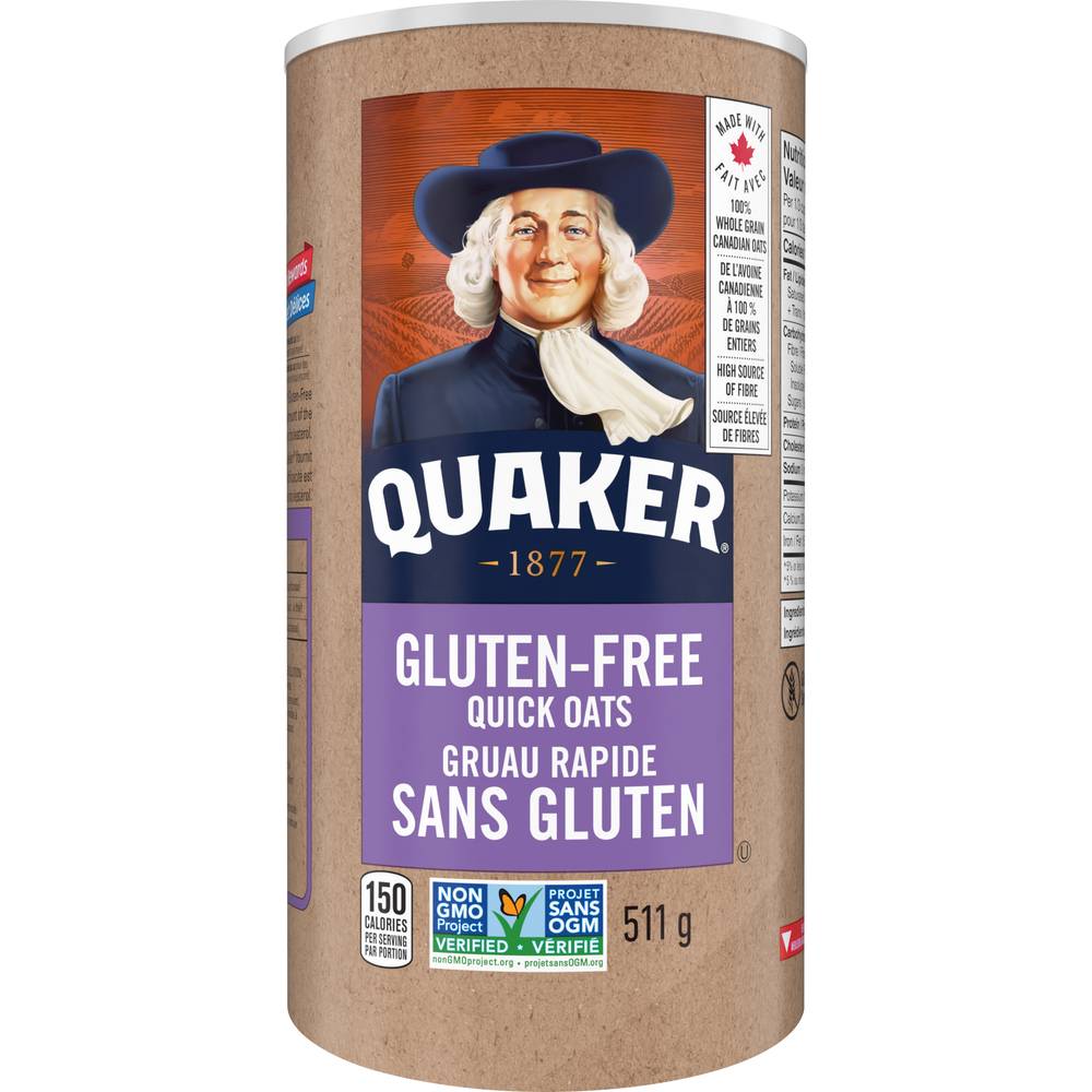 Quaker Gluten-Free Quick Oats (511g)