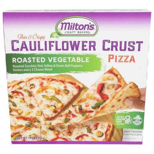 Milton's Roasted Vegetable Cauliflower Crust Pizza