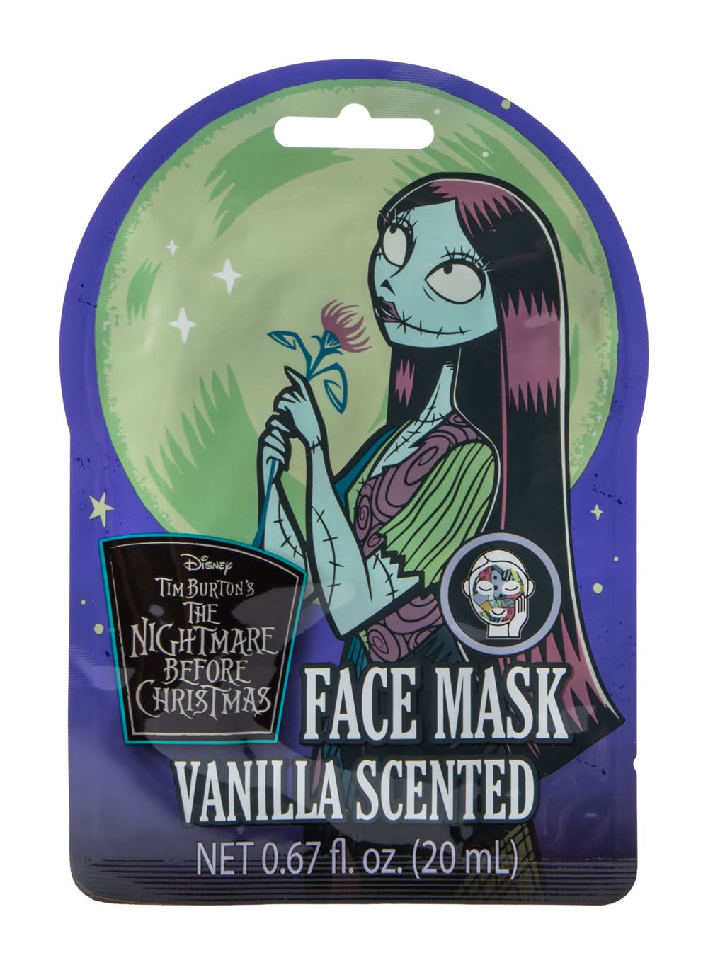 Disney Tim Burton's The Nightmare Before Christmas Vanilla Scented Face Mask 0.67oz