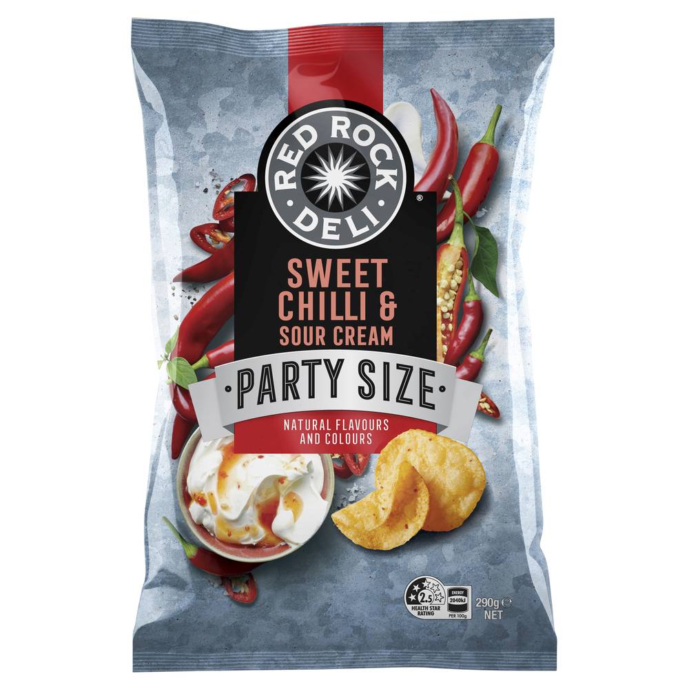 Red Rock Deli Sweet Chilli & Sour Cream Potato Chips 290g