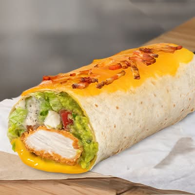 Bacon Cheesy Chicken Burrito